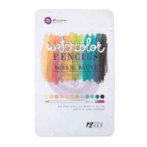 (Pre-Order) Mixed Media Watercolor Pencils 12/Pkg - Scenic Route